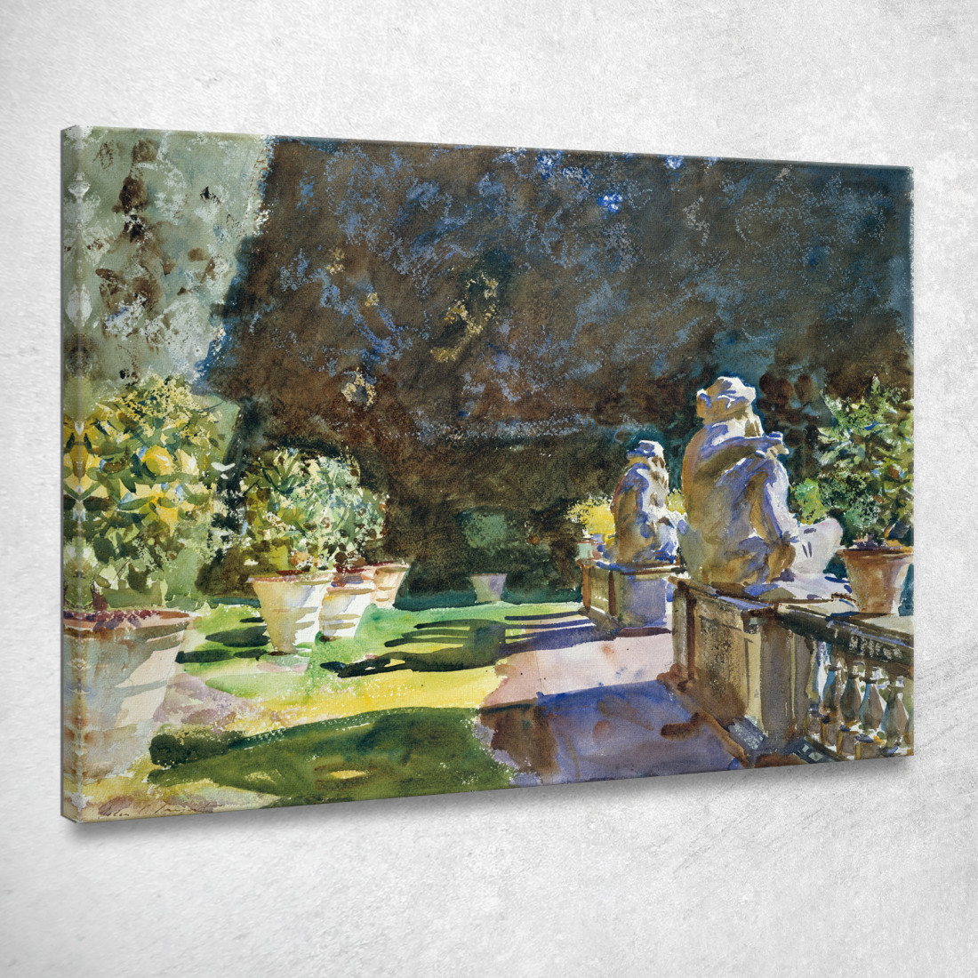Villa Di Marlia Lucca John Singer Sargent jss366 quadro stampato su tela Villa Di Marlia Lucca John Singer Sargent jss366 quadro stampato su tela