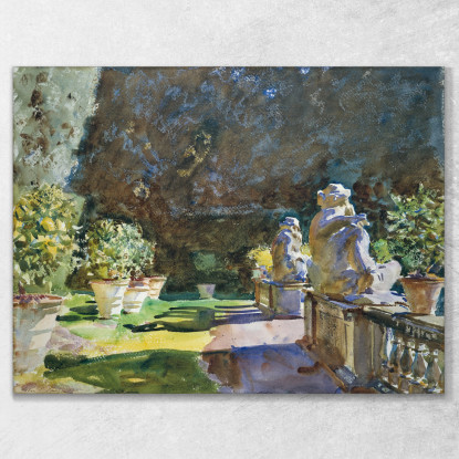 Villa Di Marlia Lucca John Singer Sargent jss366 quadro stampato su tela