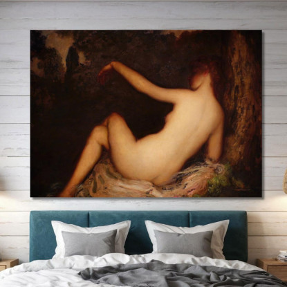 La Farfalla Arthur Bowen Davies abd54 quadro stampato su tela