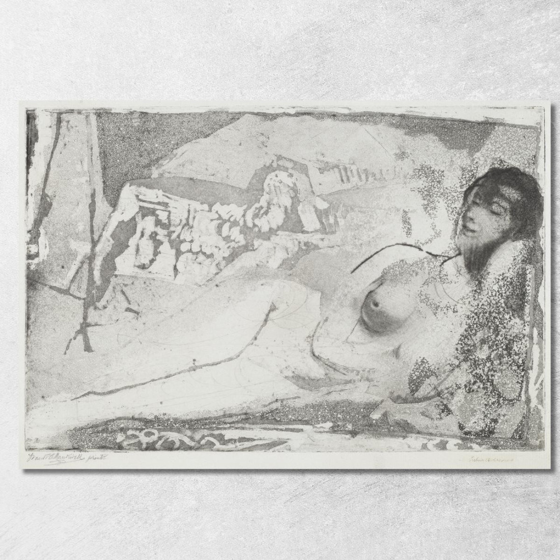 Tormento Arthur Bowen Davies abd63 quadro stampato su tela Tormento Arthur Bowen Davies abd63 quadro stampato su tela