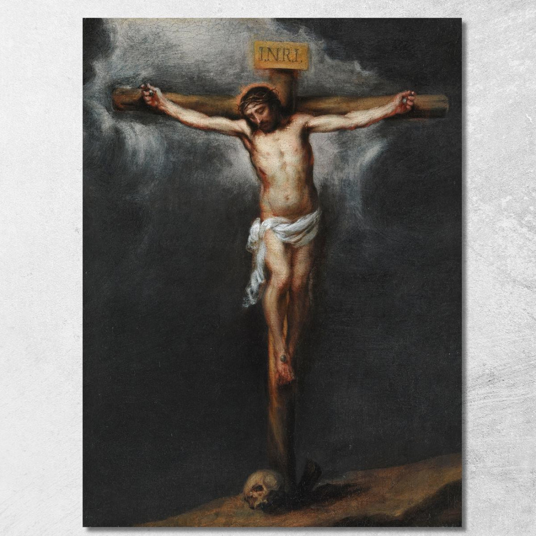 La Crocifissione Bartolomé Estebán Murillo bem29 quadro stampato su tela La Crocifissione Bartolomé Estebán Murillo bem29 quadro stampato su tela