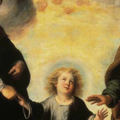 Il Ritorno Della Sacra Famiglia Dall'Egitto Bartolomé Estebán Murillo bem46 quadro stampato su tela
