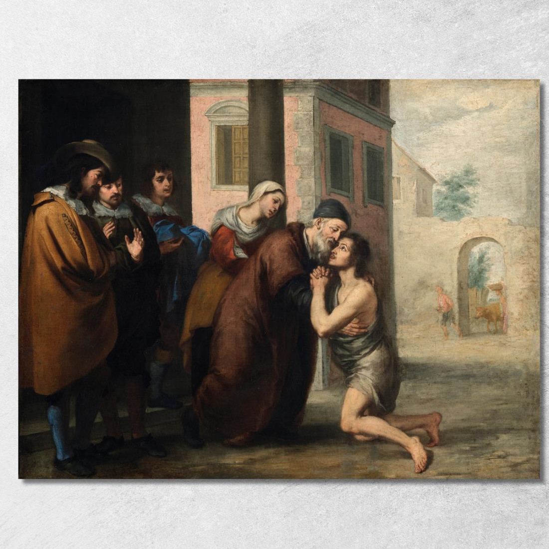 Il Ritorno Del Figliol Prodigo Bartolomé Estebán Murillo bem48 quadro stampato su tela Il Ritorno Del Figliol Prodigo Bartolomé Estebán Murillo bem48 quadro stampato su tela