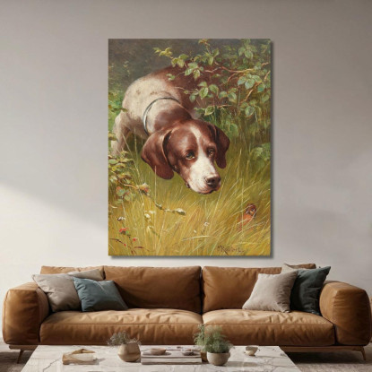 Un Piccolo Amico Carl Reichert crc5 quadro stampato su tela