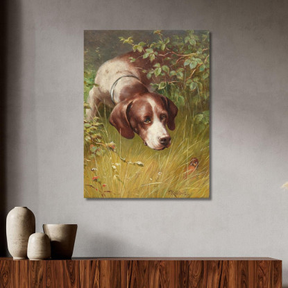 Un Piccolo Amico Carl Reichert crc5 quadro stampato su tela