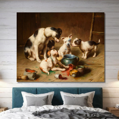 Giovani Artisti Carl Reichert crc15 quadro stampato su tela