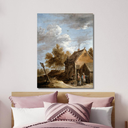 Un Cottage David Teniers The Younger dty3 quadro stampato su tela