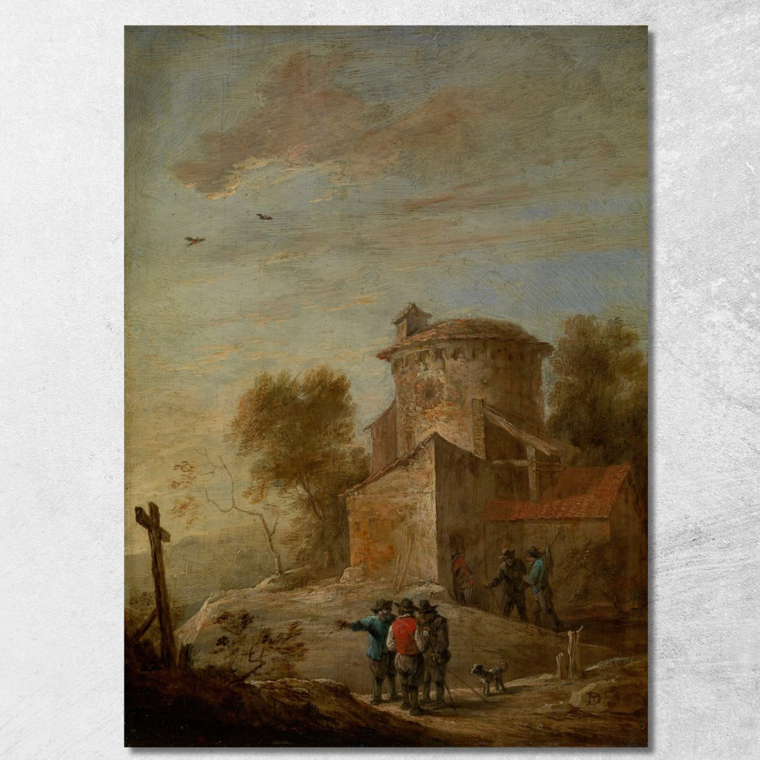 Pomeriggio David Teniers The Younger dty19 quadro stampato su tela Pomeriggio David Teniers The Younger dty19 quadro stampato su tela