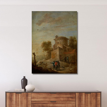 Pomeriggio David Teniers The Younger dty19 quadro stampato su tela