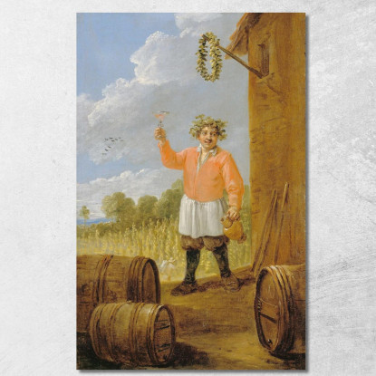 Autunno David Teniers The Younger dty27 quadro stampato su tela