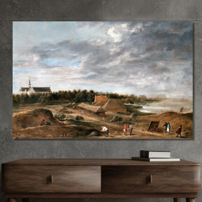 Fabbricanti Di Mattoni Vicino A Hemiksem David Teniers The Younger dty30 quadro stampato su tela