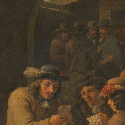 Stanza Della Guardia David Teniers The Younger dty40 quadro stampato su tela