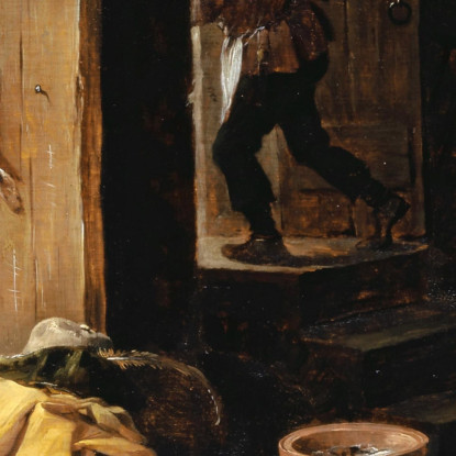 Nella Stalla David Teniers The Younger dty45 quadro stampato su tela