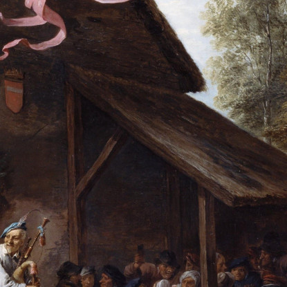 Festa Di San Giorgio David Teniers The Younger dty47 quadro stampato su tela