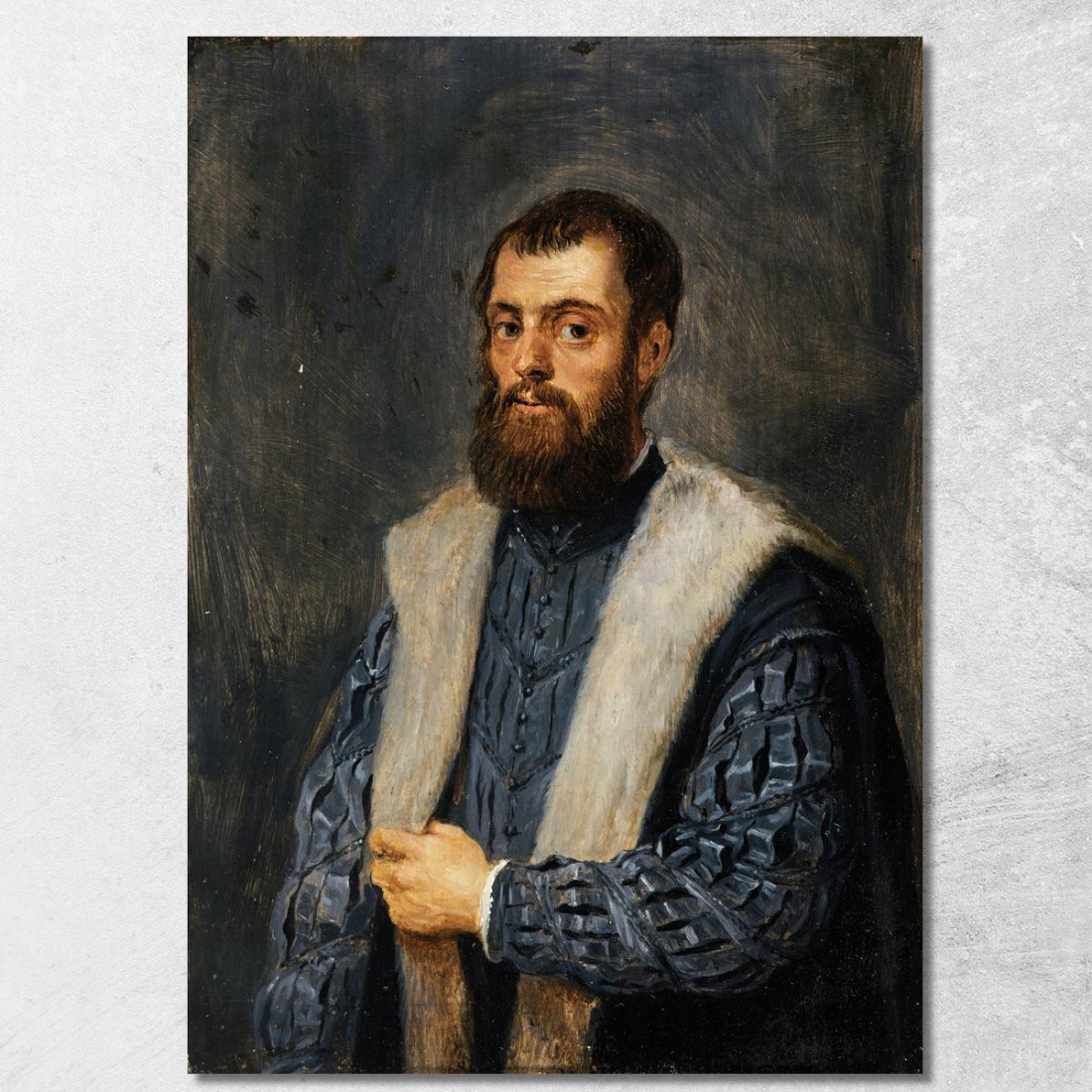 Ritratto Di Un Uomo (Dopo Tiziano) David Teniers The Younger dty70 quadro stampato su tela Ritratto Di Un Uomo (Dopo Tiziano) David Teniers The Younger dty70 quadro stampato su tela