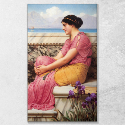 L'Assenza Rende Il Cuore Più Affettuoso John William Godward jwg13 quadro stampato su tela