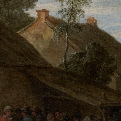Gli Arcieri David Teniers The Younger dty86 quadro stampato su tela