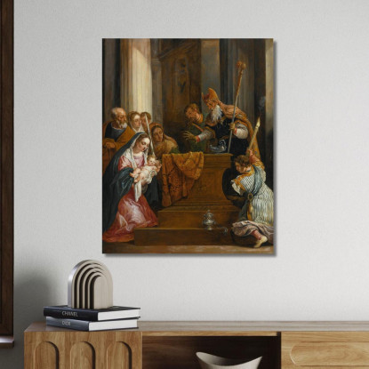 La Presentazione Al Tempio David Teniers The Younger dty99 quadro stampato su tela