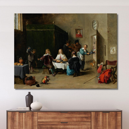 Il Figliol Prodigo David Teniers The Younger dty100 quadro stampato su tela