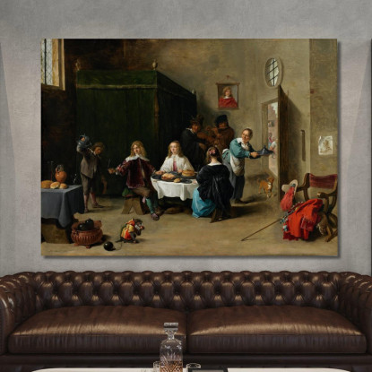 Il Figliol Prodigo David Teniers The Younger dty100 quadro stampato su tela