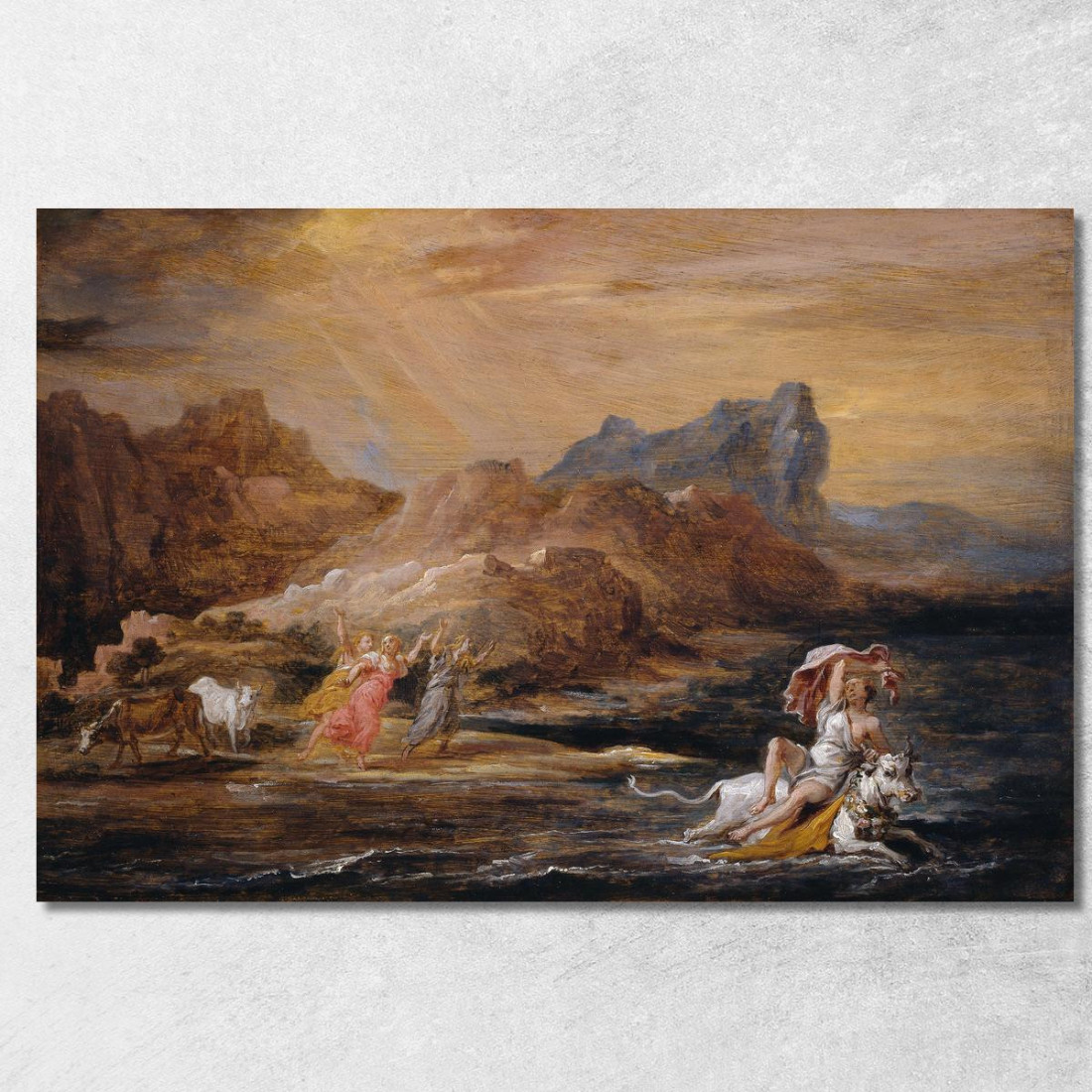 Il Ratto Di Europa David Teniers The Younger dty102 quadro stampato su tela Il Ratto Di Europa David Teniers The Younger dty102 quadro stampato su tela
