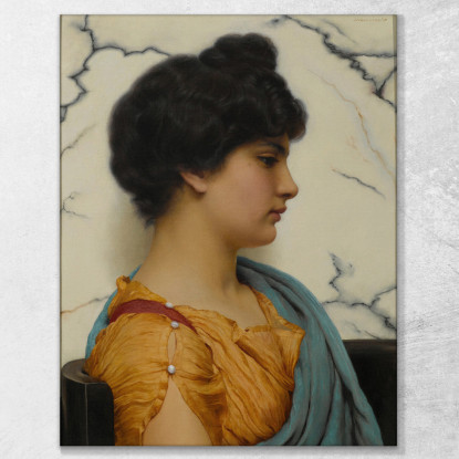 Una Bellezza Arcadica John William Godward jwg15 quadro stampato su tela