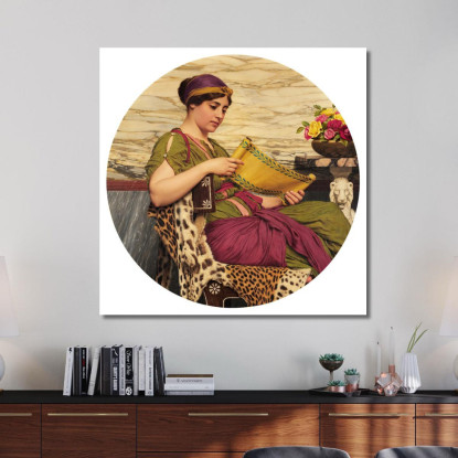 Un'Edizione Di Lusso John William Godward jwg16 quadro stampato su tela