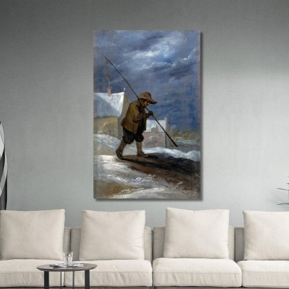 Inverno David Teniers The Younger dty116 quadro stampato su tela