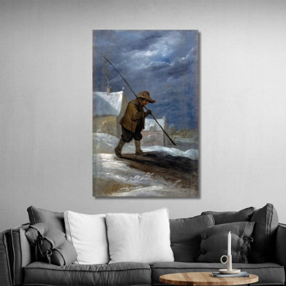 Inverno David Teniers The Younger dty116 quadro stampato su tela