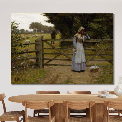 Partenza Edmund Blair Leighton ebl16 quadro stampato su tela