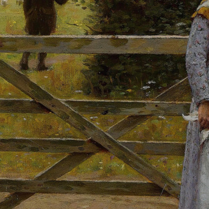 Partenza Edmund Blair Leighton ebl16 quadro stampato su tela