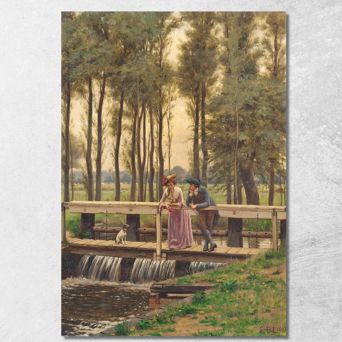 Il Luogo Dell'Incontro Edmund Blair Leighton ebl27 quadro stampato su tela Il Luogo Dell'Incontro Edmund Blair Leighton ebl27 quadro stampato su tela