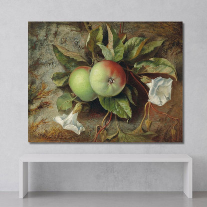 Autunno: Mele E Convolvolo Edward John Poynter ejp5 quadro stampato su tela
