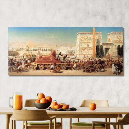 Israele In Egitto Edward John Poynter ejp16 quadro stampato su tela