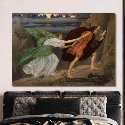 Orfeo Ed Euridice Edward John Poynter ejp19 quadro stampato su tela