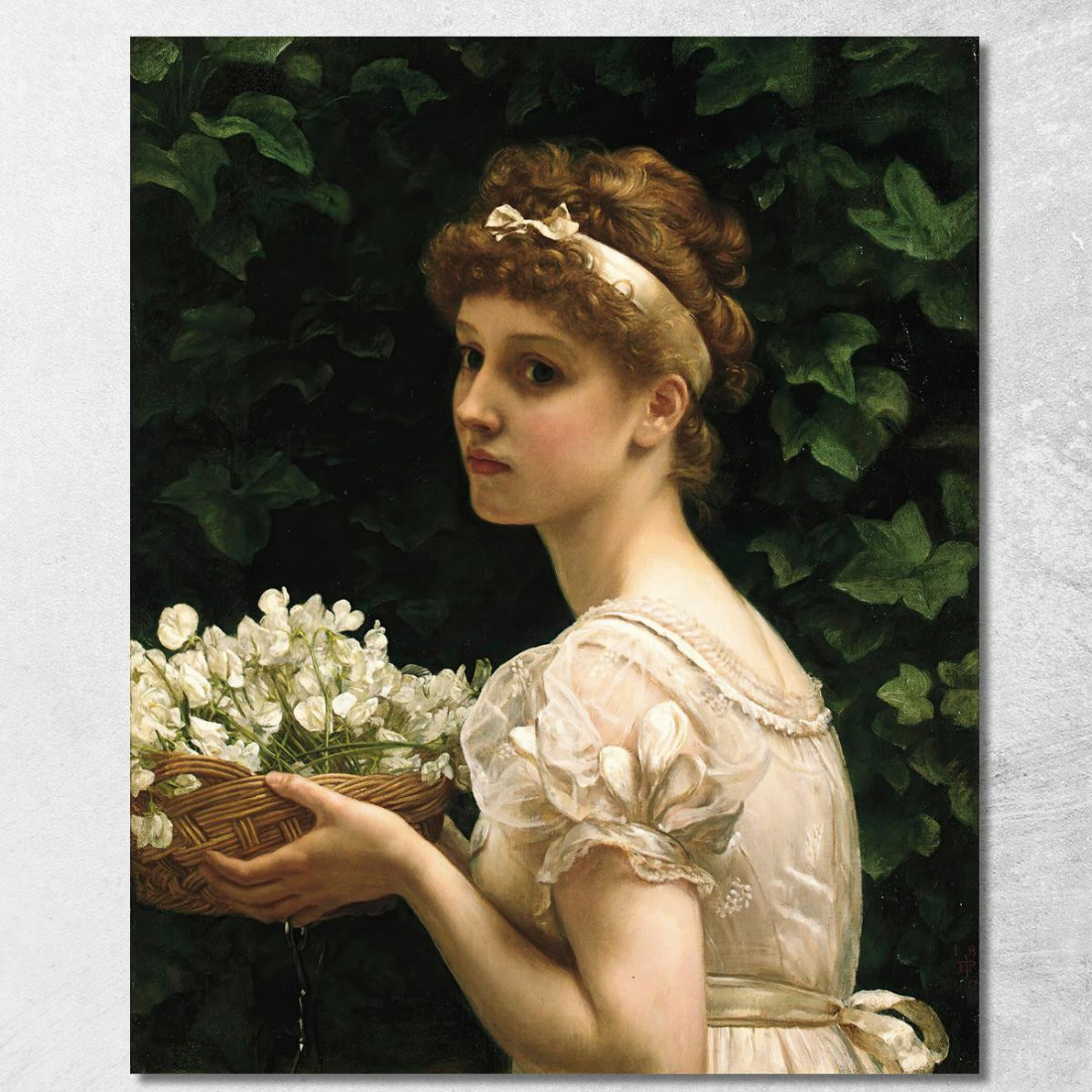 Fiori Di Pisello Edward John Poynter ejp20 quadro stampato su tela Fiori Di Pisello Edward John Poynter ejp20 quadro stampato su tela