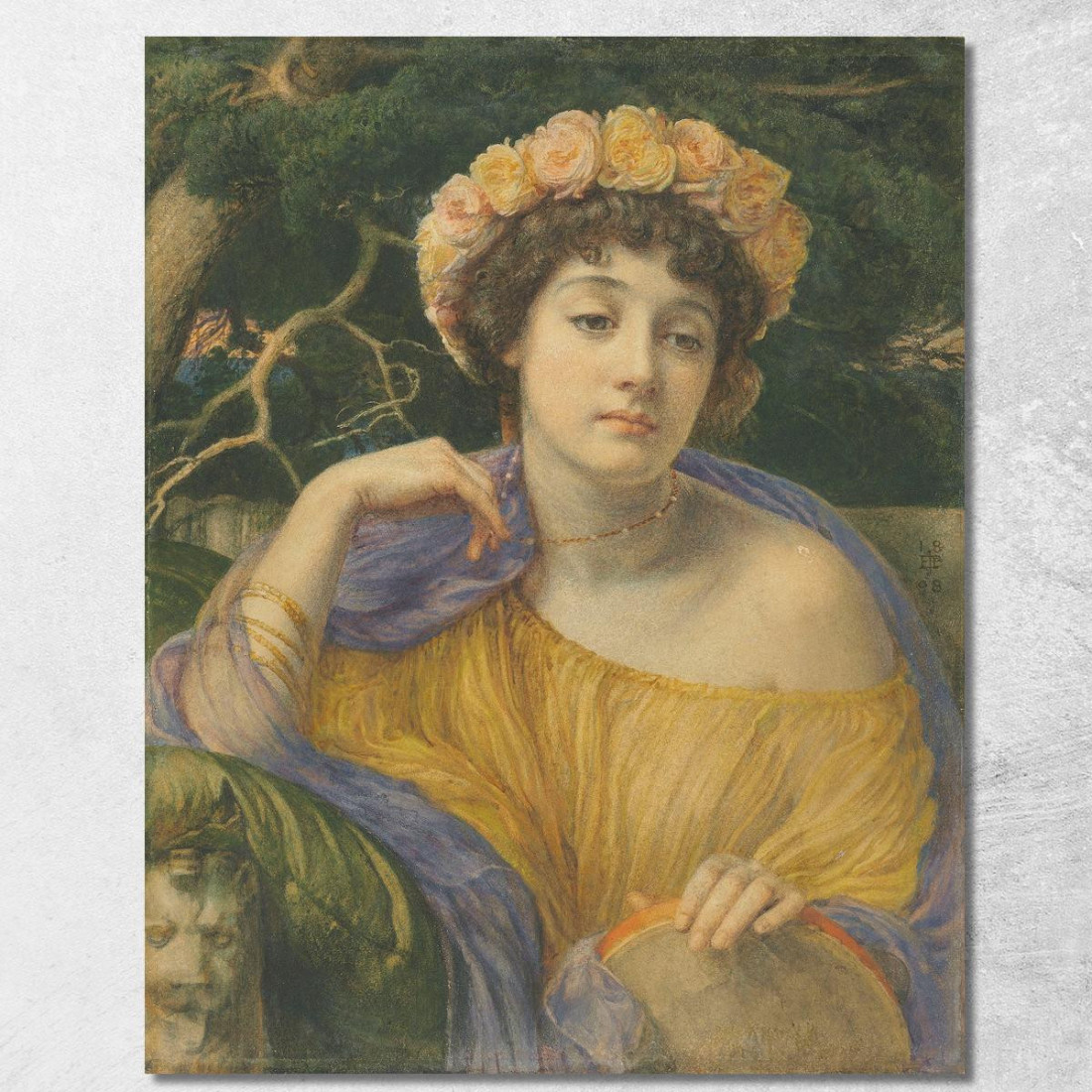 La Danzatrice Edward John Poynter ejp23 quadro stampato su tela