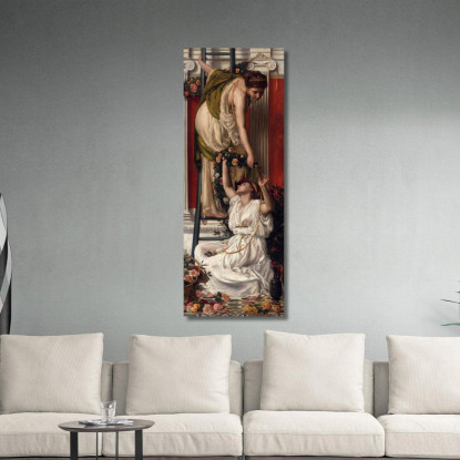 Il Festival Edward John Poynter ejp24 quadro stampato su tela