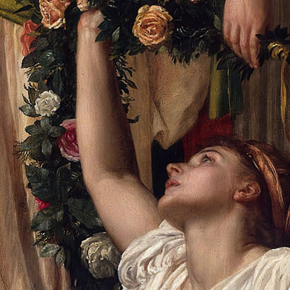 Il Festival Edward John Poynter ejp24 quadro stampato su tela