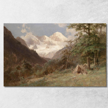 Paesaggio Nel Caucaso Edward Theodore Compton etc42 quadro stampato su tela