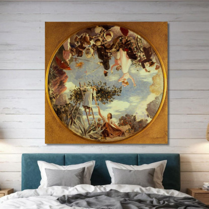 Battaglia Di Fiori A Nizza Henri Gervex hgr7 quadro stampato su tela