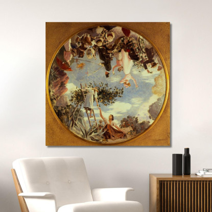 Battaglia Di Fiori A Nizza Henri Gervex hgr7 quadro stampato su tela