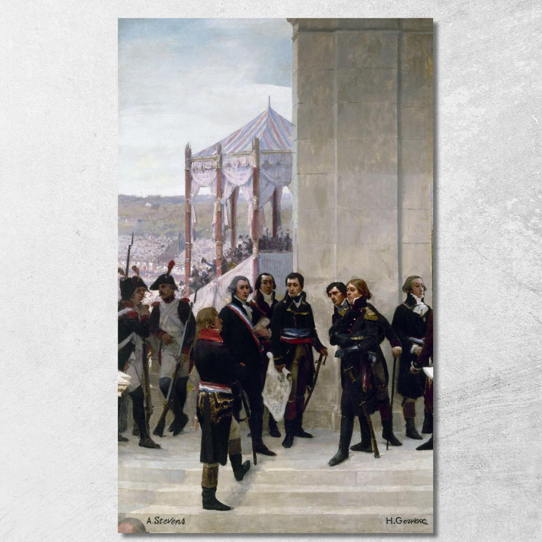 Giorno Della Federazione 1790 - La Convenzione 1792 Henri Gervex hgr11 quadro stampato su tela Giorno Della Federazione 1790 - La Convenzione 1792 Henri Gervex hgr11 quadro stampato su tela