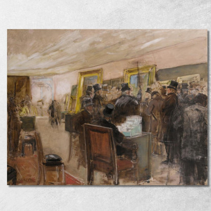 Studio Francese Per Une Séance Du Jury De Peinture Henri Gervex hgr13 quadro stampato su tela