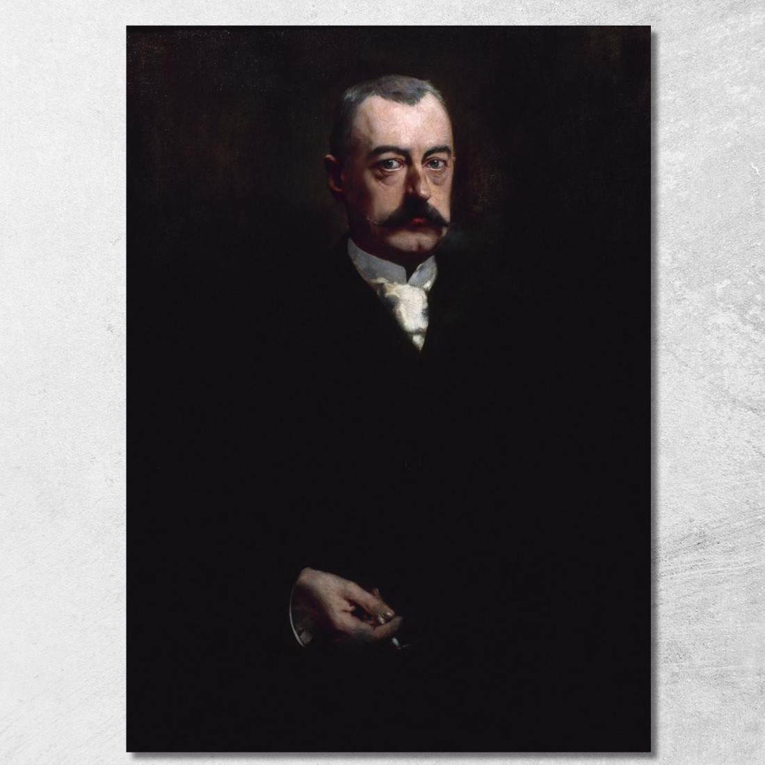 Ritratto Di Pierre Waldeck-Rousseau (1846-1904) Uomo Politico Henri Gervex hgr31 quadro stampato su tela Ritratto Di Pierre Waldeck-Rousseau (1846-1904) Uomo Politico Henri Gervex hgr31 quadro stampato su tela