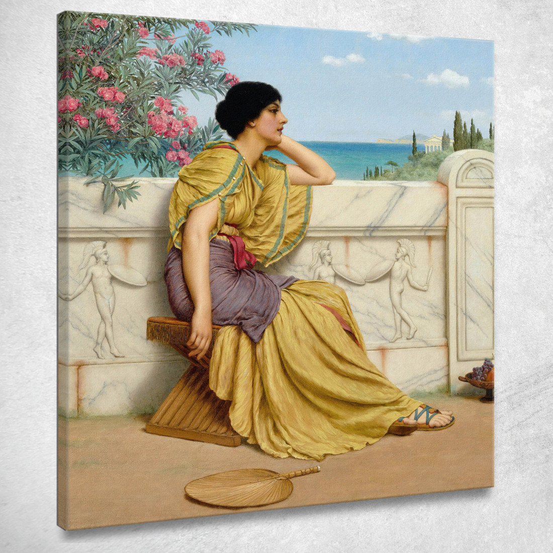 Orari Di Svago John William Godward jwg47 quadro stampato su tela Orari Di Svago John William Godward jwg47 quadro stampato su tela