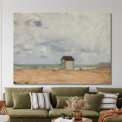 La Spiaggia Di Trouville Henri Gervex hgr35 quadro stampato su tela