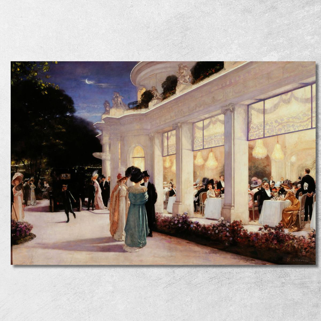 Una Serata Al Pré-Catelan Henri Gervex hgr37 quadro stampato su tela Una Serata Al Pré-Catelan Henri Gervex hgr37 quadro stampato su tela