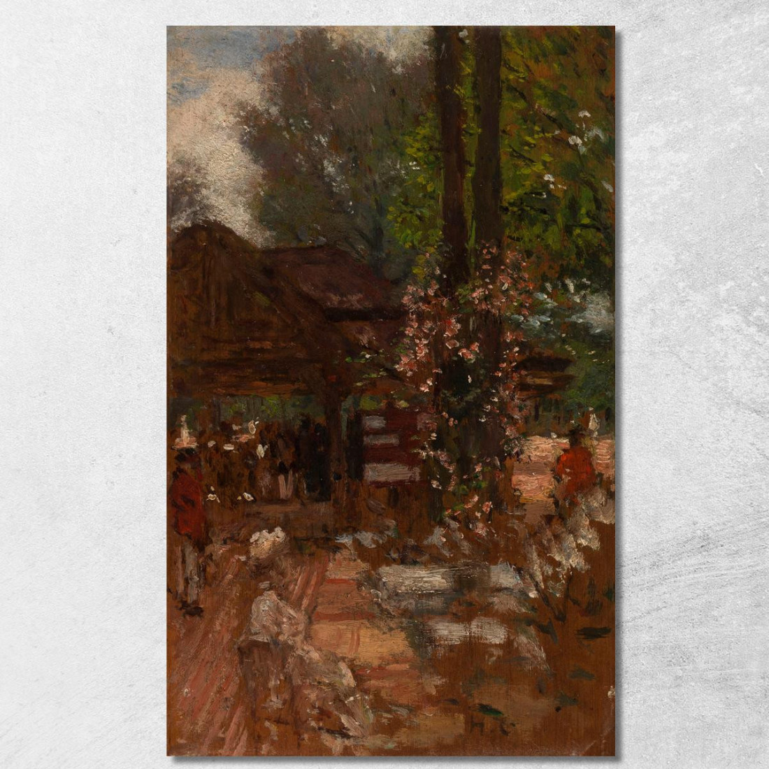 Studio Per Le Cercle De L'Île De Puteaux 2 Henri Gervex hgr39 quadro stampato su tela Studio Per Le Cercle De L'Île De Puteaux 2 Henri Gervex hgr39 quadro stampato su tela