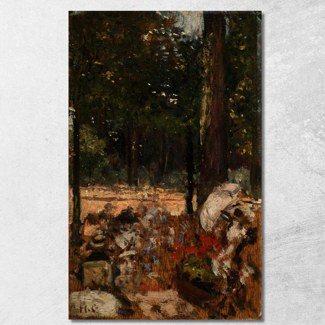 Studio Per Le Cercle De L'Île De Puteaux Henri Gervex hgr41 quadro stampato su tela Studio Per Le Cercle De L'Île De Puteaux Henri Gervex hgr41 quadro stampato su tela